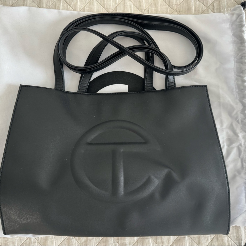 TELFAR Black Medium Tote, Never Used